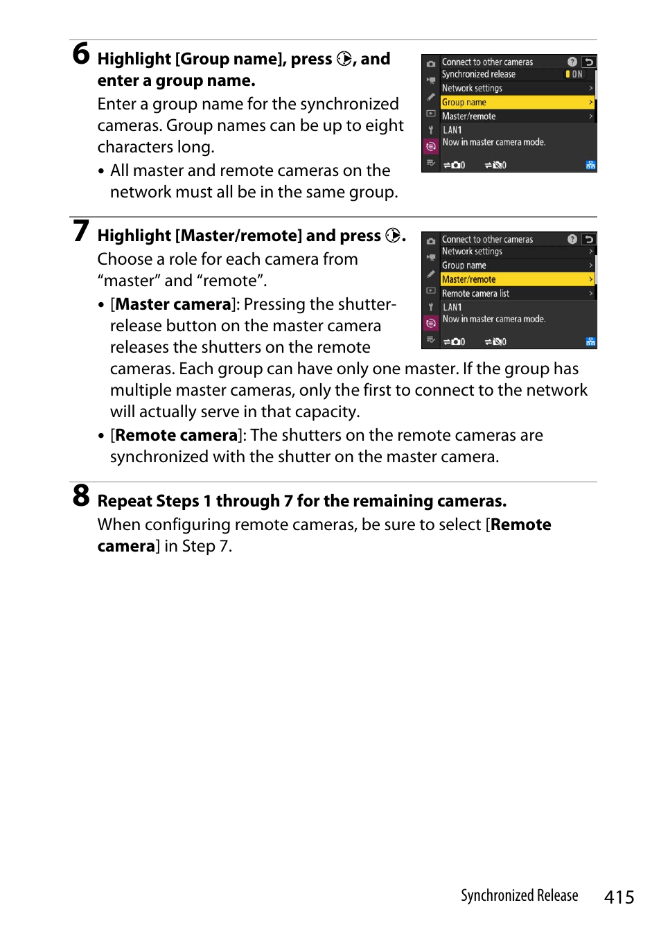 Nikon Z9 Mirrorless Camera User Manual | Page 415 / 914