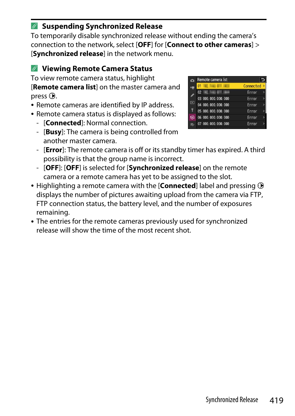Nikon Z9 Mirrorless Camera User Manual | Page 419 / 914