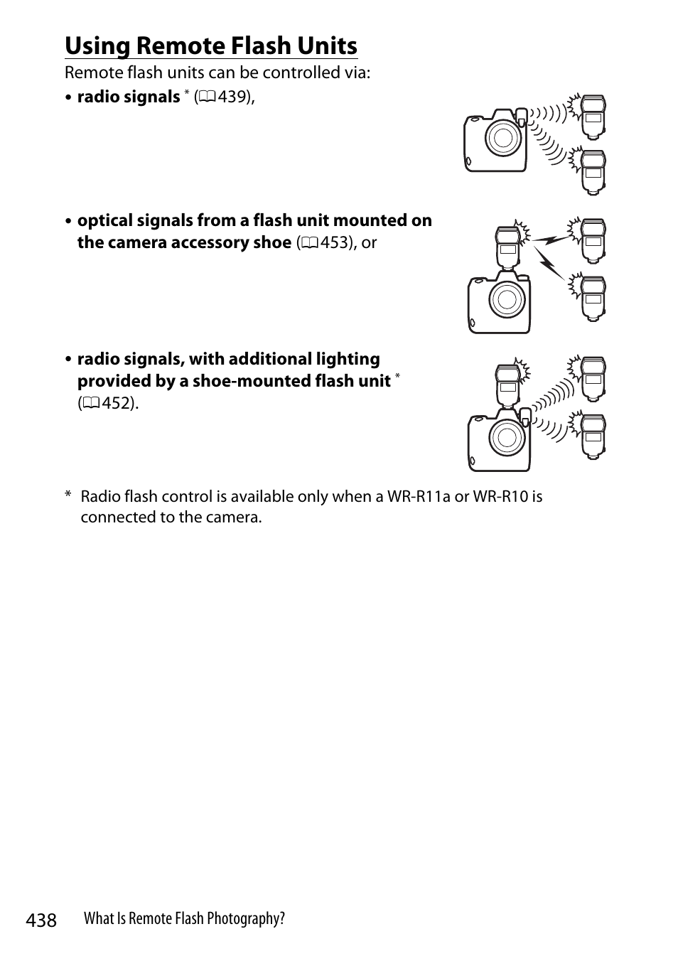 Using remote flash units | Nikon Z9 Mirrorless Camera User Manual | Page 438 / 914