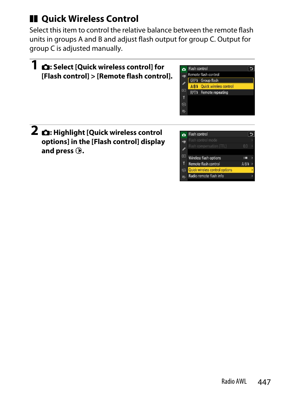 Nikon Z9 Mirrorless Camera User Manual | Page 447 / 914