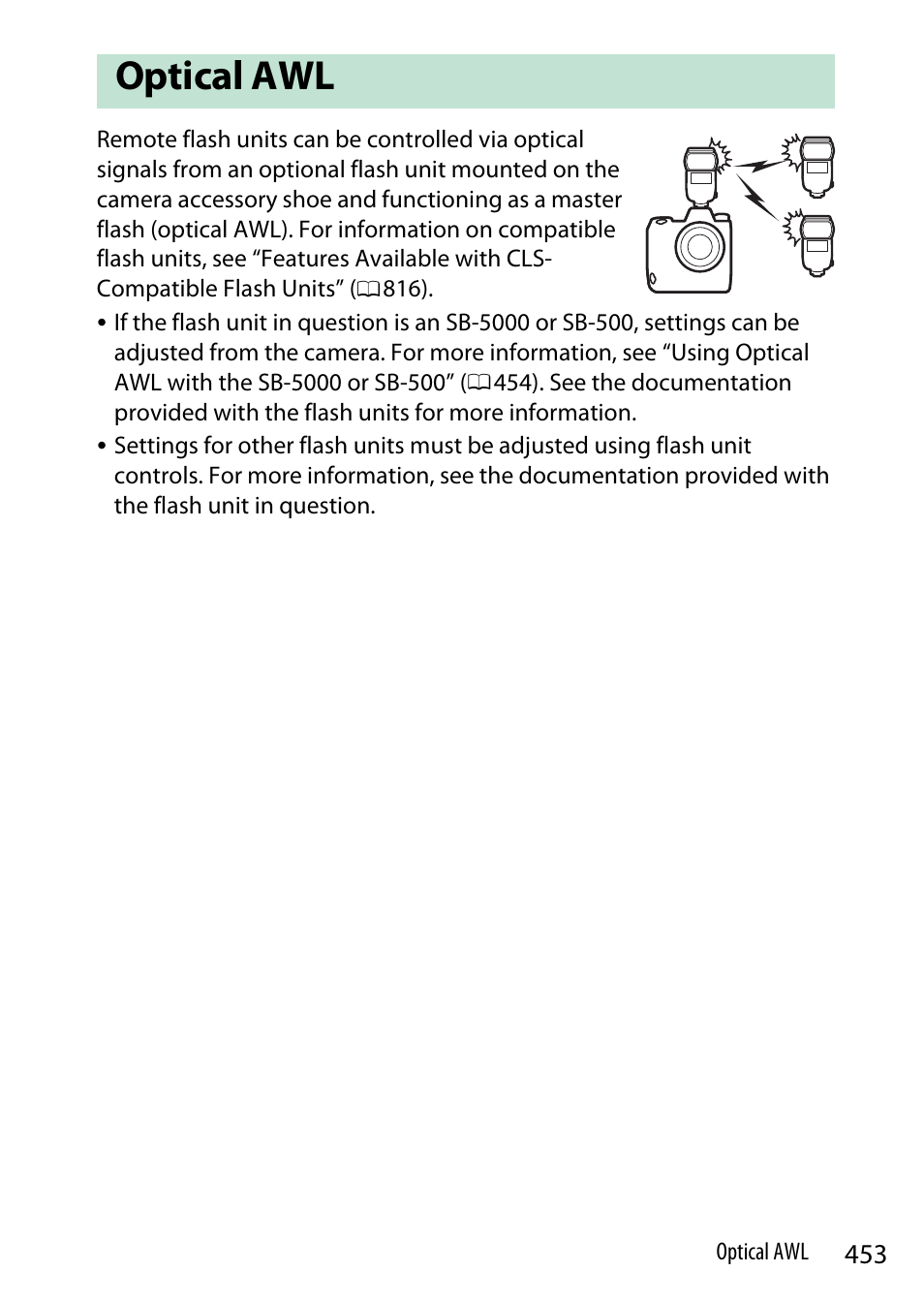 Optical awl | Nikon Z9 Mirrorless Camera User Manual | Page 453 / 914