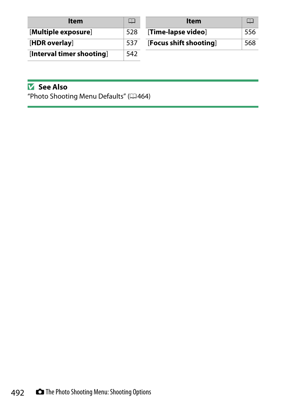 Nikon Z9 Mirrorless Camera User Manual | Page 492 / 914