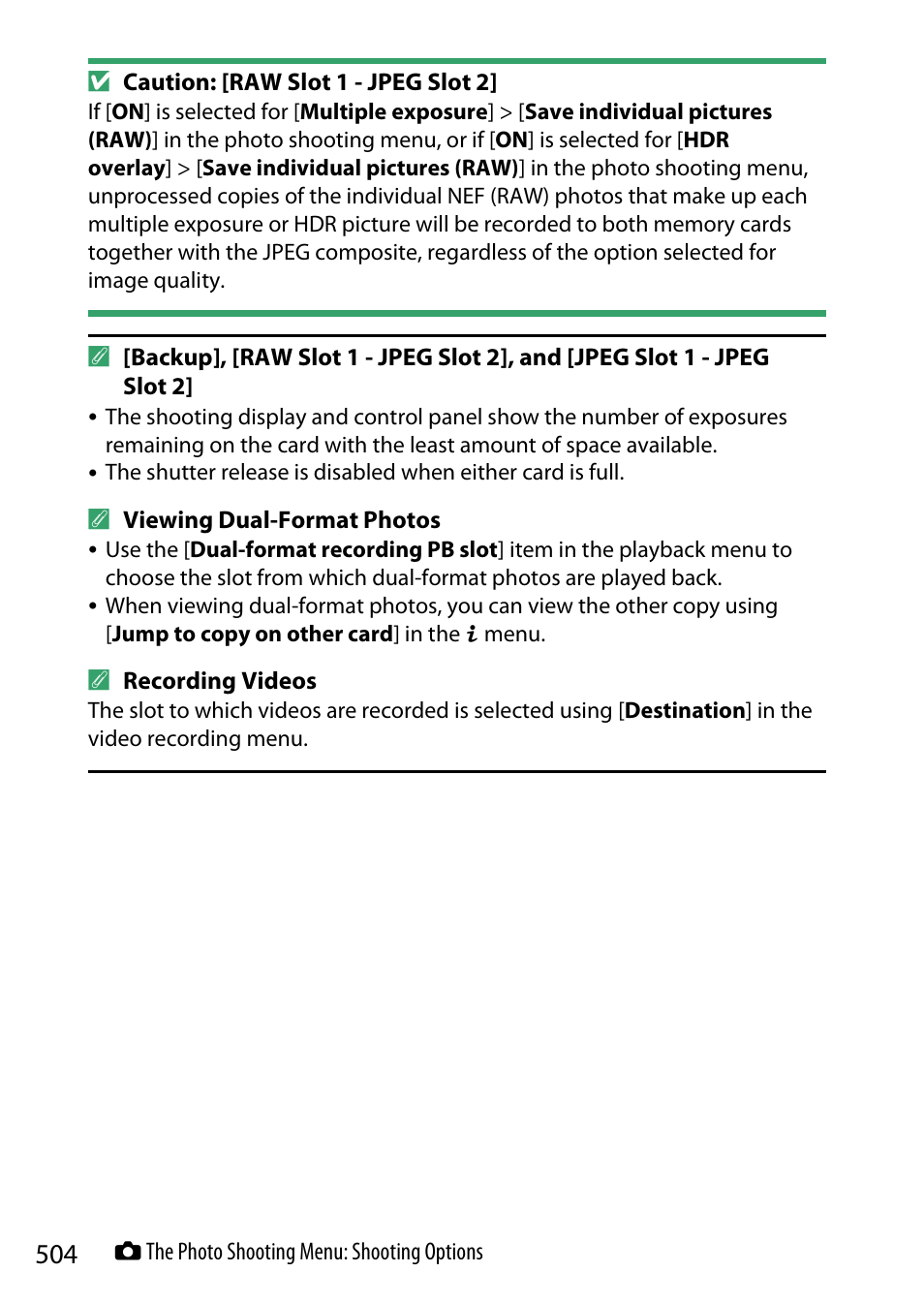 Nikon Z9 Mirrorless Camera User Manual | Page 504 / 914