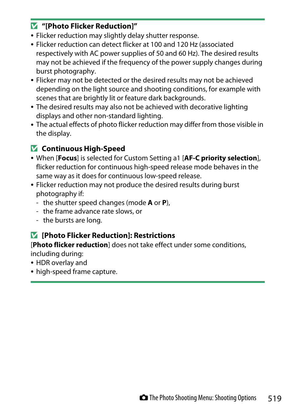 Nikon Z9 Mirrorless Camera User Manual | Page 519 / 914