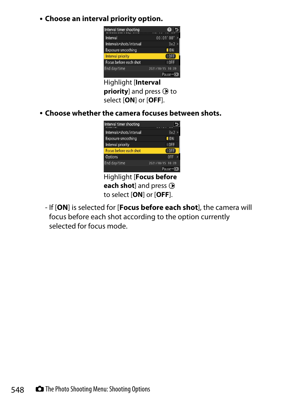 Nikon Z9 Mirrorless Camera User Manual | Page 548 / 914