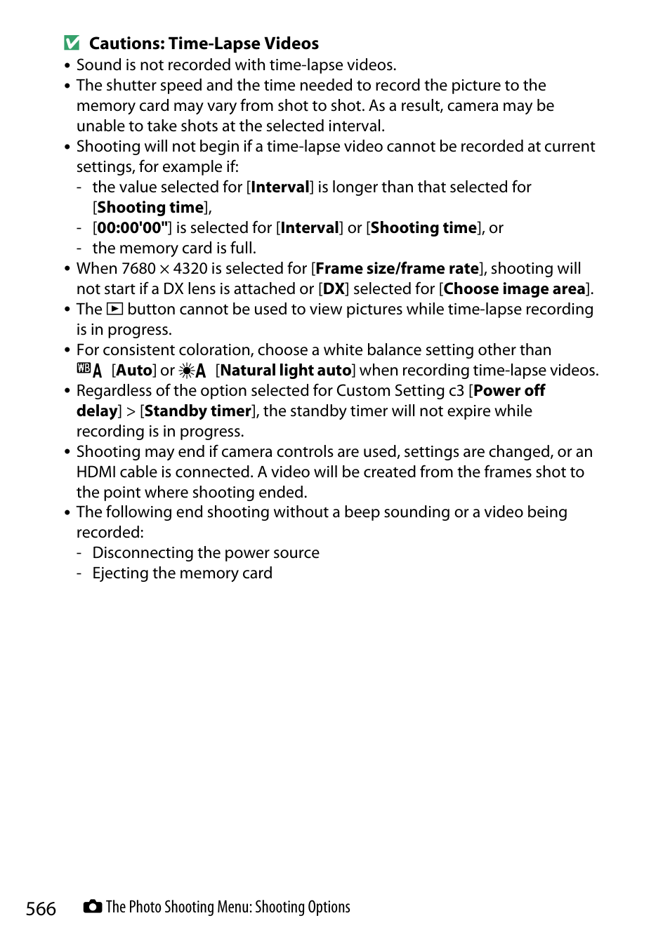 Nikon Z9 Mirrorless Camera User Manual | Page 566 / 914