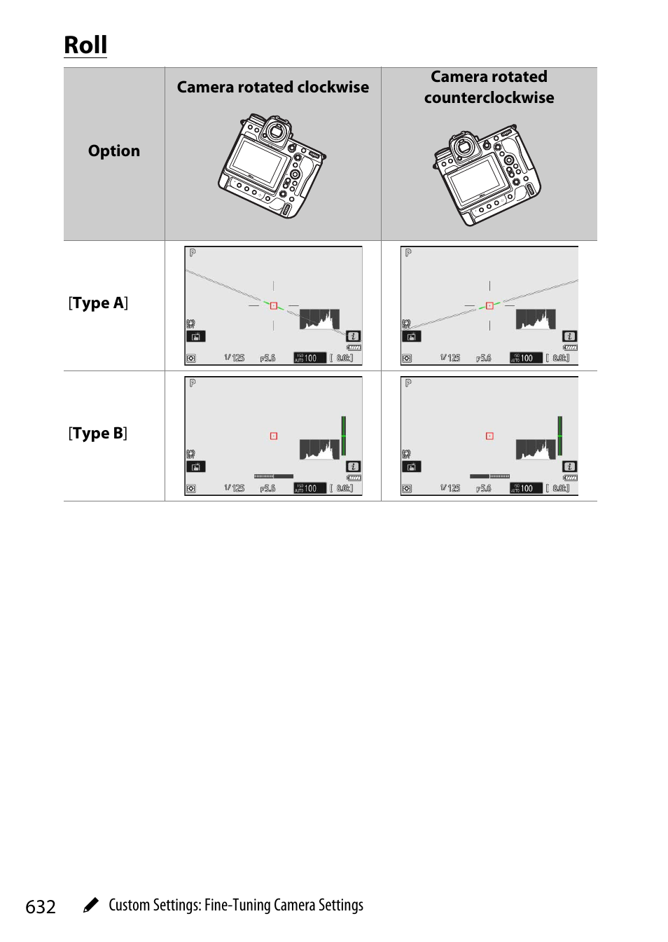 Roll | Nikon Z9 Mirrorless Camera User Manual | Page 632 / 914