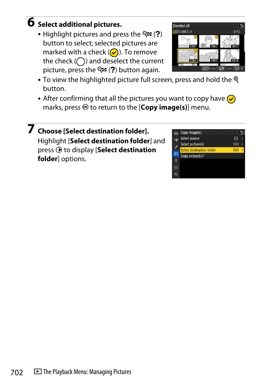 Nikon Z9 Mirrorless Camera User Manual | Page 702 / 914