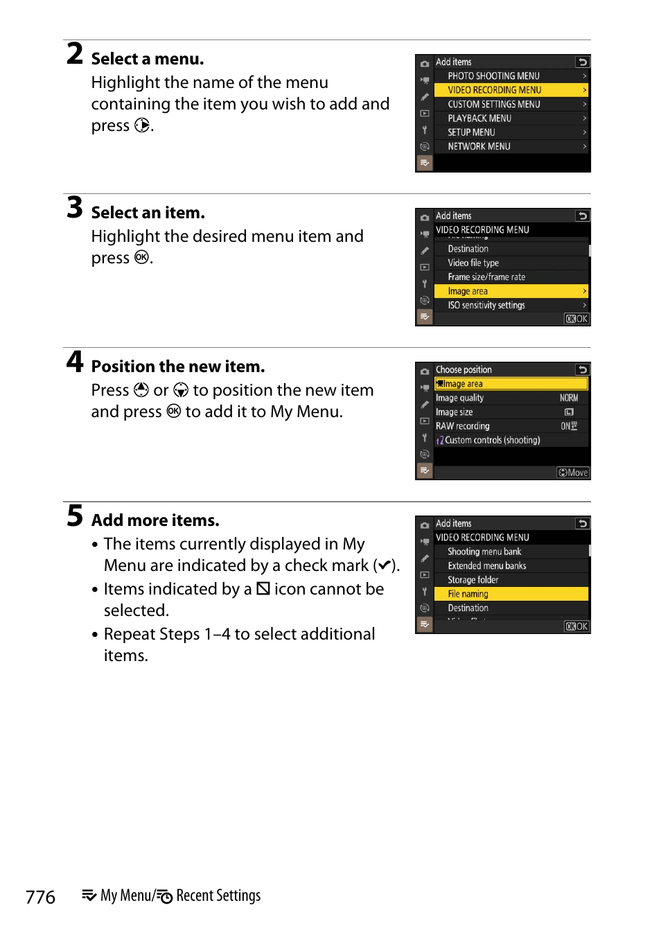 Nikon Z9 Mirrorless Camera User Manual | Page 776 / 914