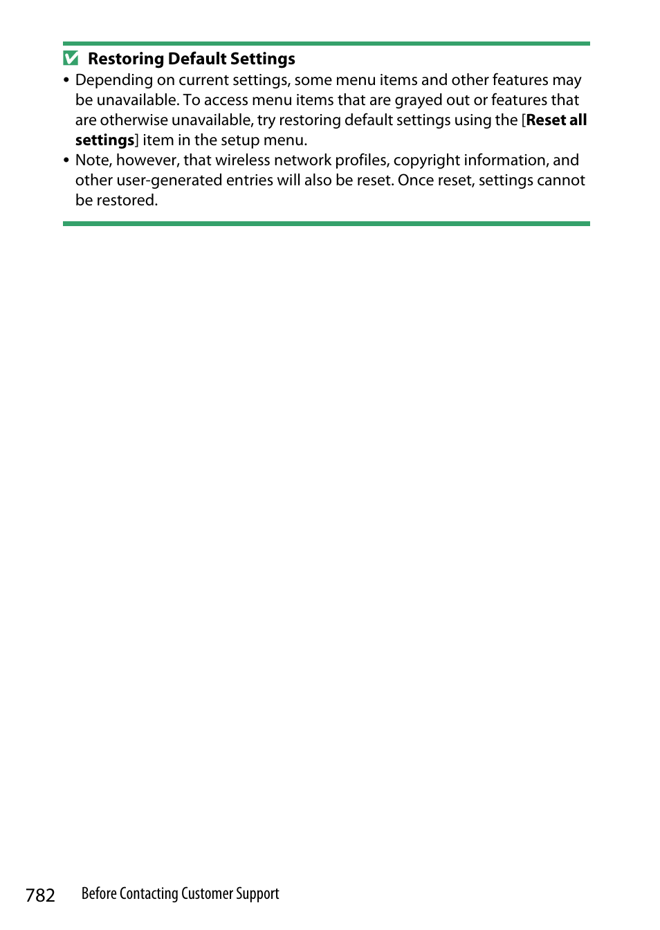 Nikon Z9 Mirrorless Camera User Manual | Page 782 / 914