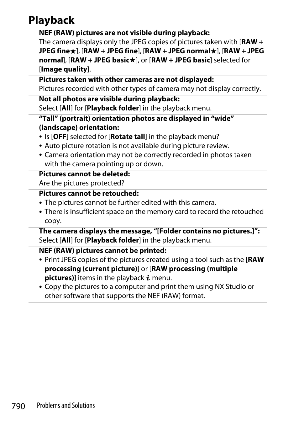 Playback | Nikon Z9 Mirrorless Camera User Manual | Page 790 / 914