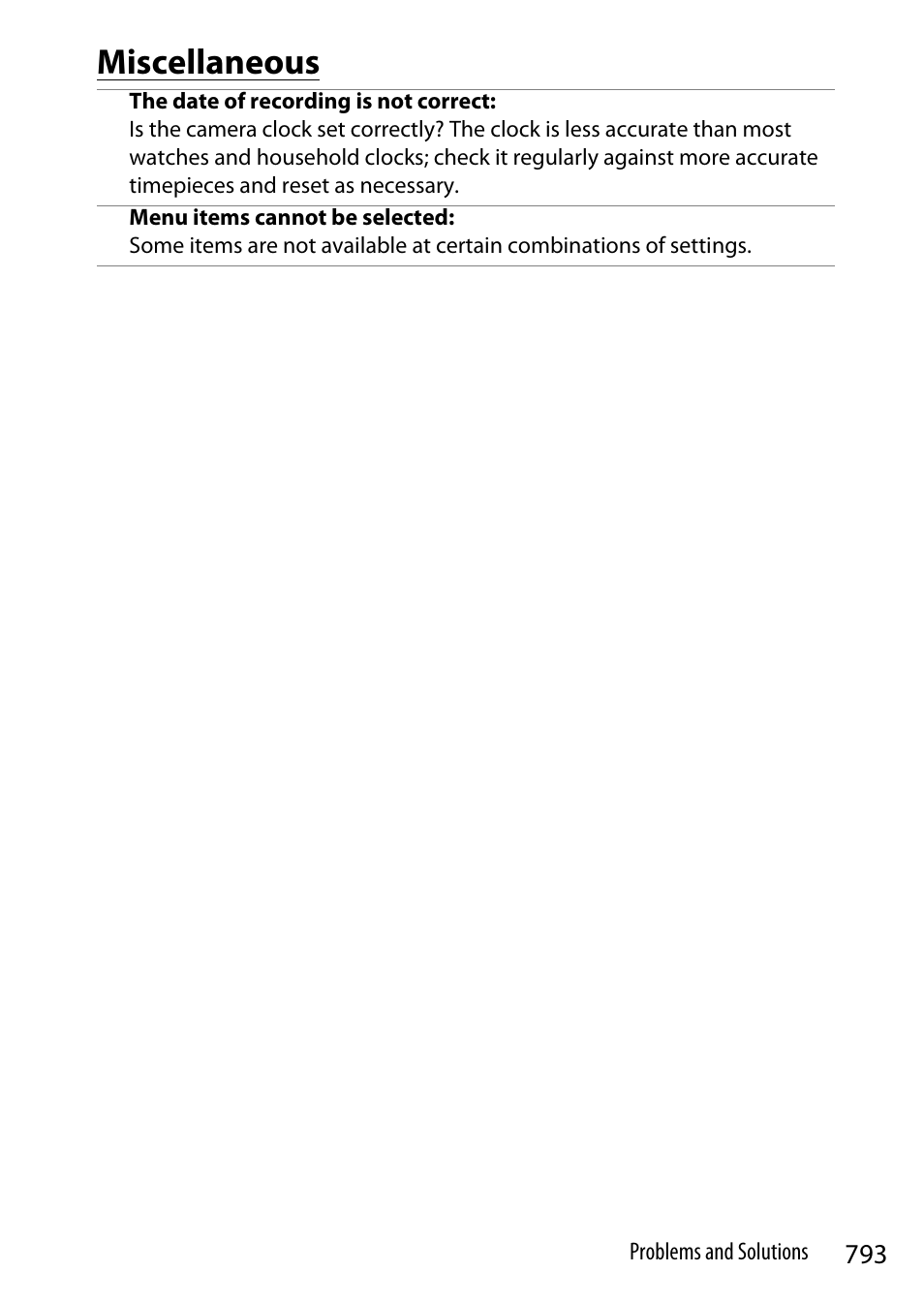 Miscellaneous | Nikon Z9 Mirrorless Camera User Manual | Page 793 / 914