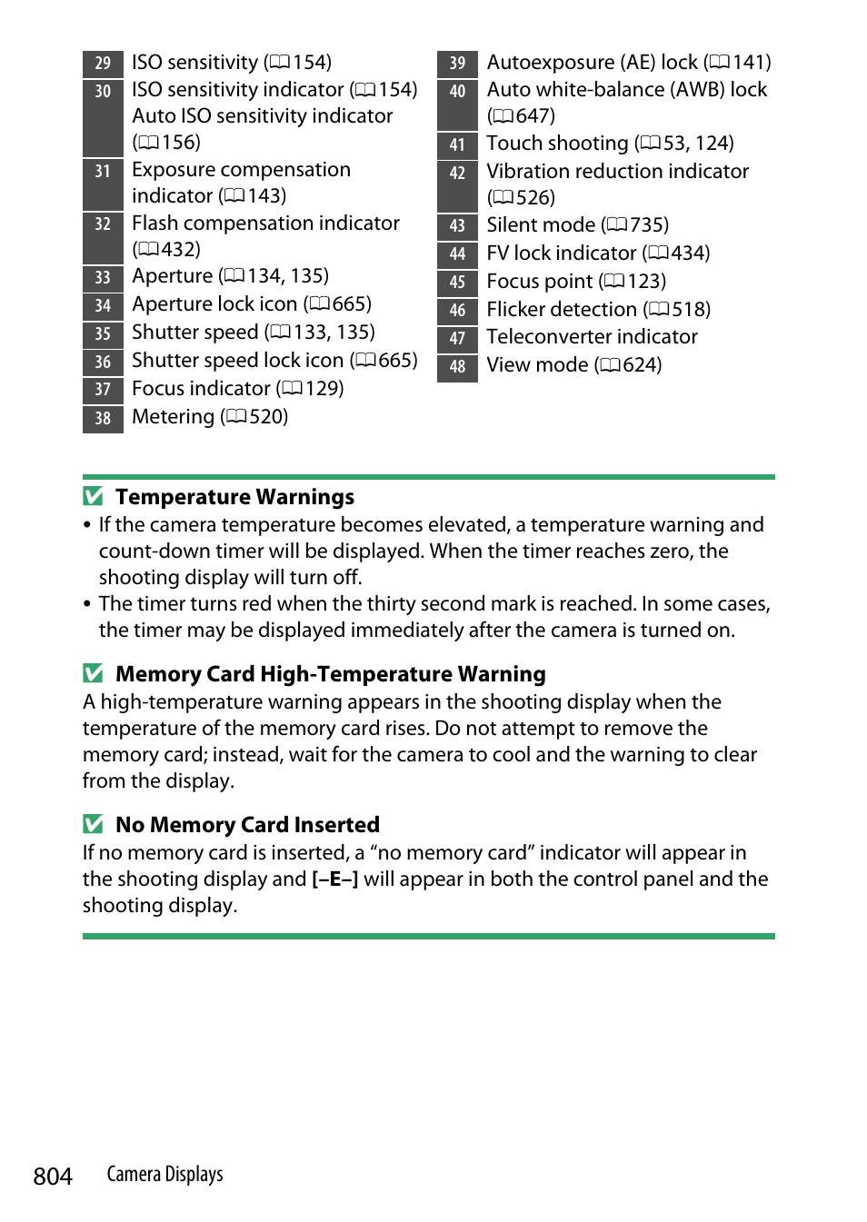 Nikon Z9 Mirrorless Camera User Manual | Page 804 / 914