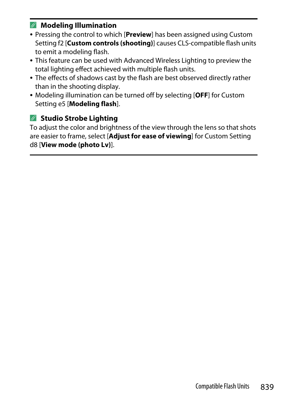 Nikon Z9 Mirrorless Camera User Manual | Page 839 / 914
