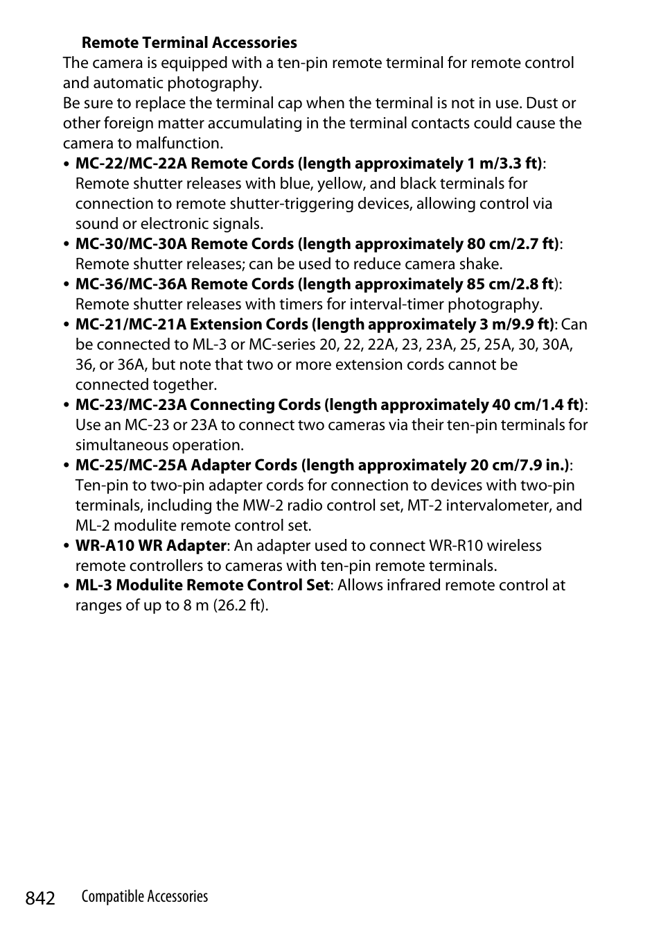Nikon Z9 Mirrorless Camera User Manual | Page 842 / 914