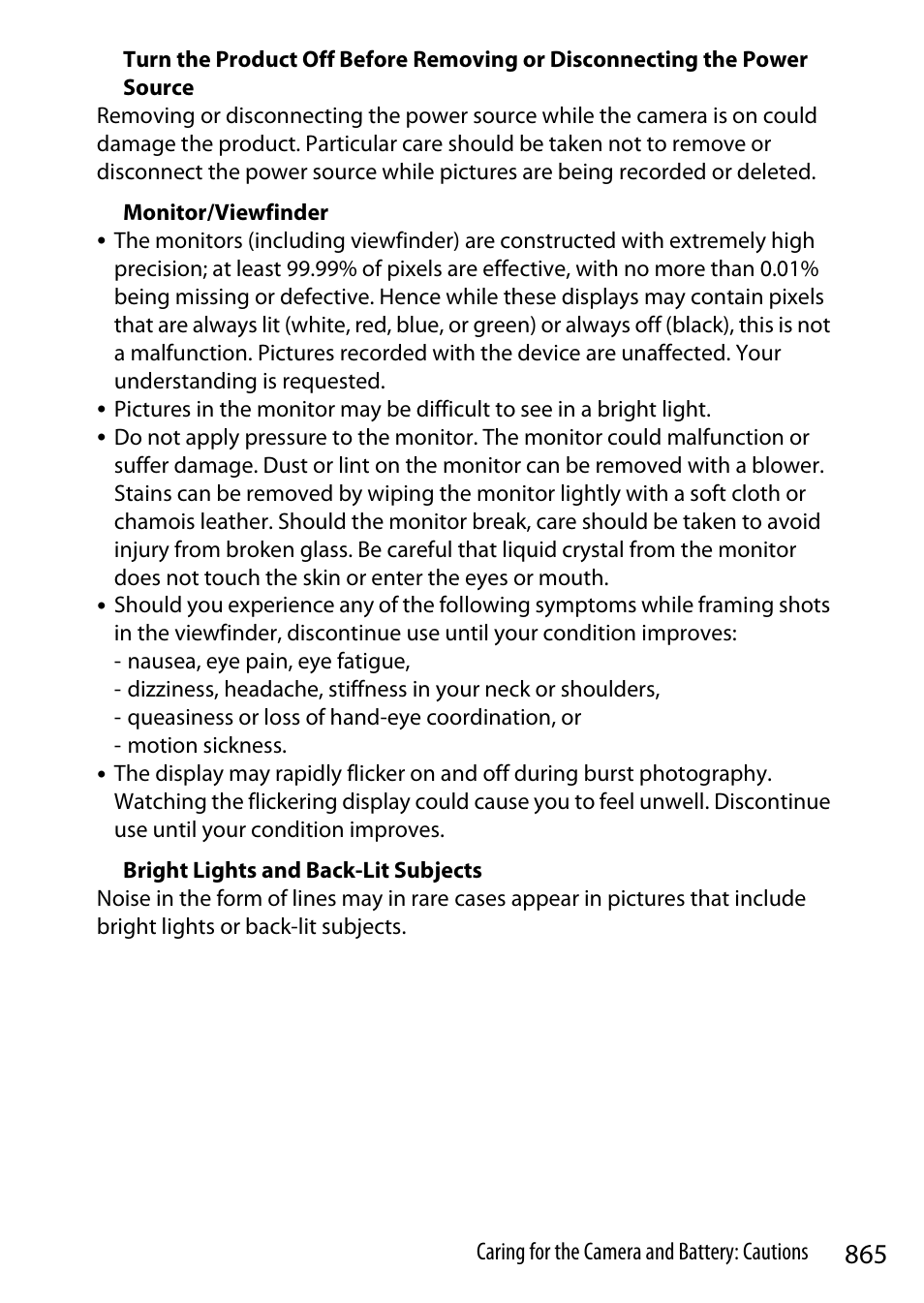 Nikon Z9 Mirrorless Camera User Manual | Page 865 / 914