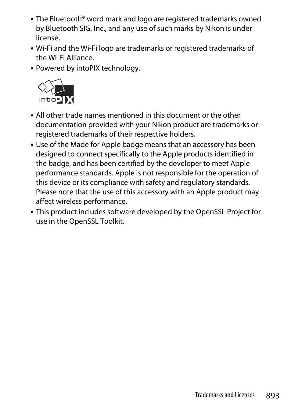 Nikon Z9 Mirrorless Camera User Manual | Page 893 / 914