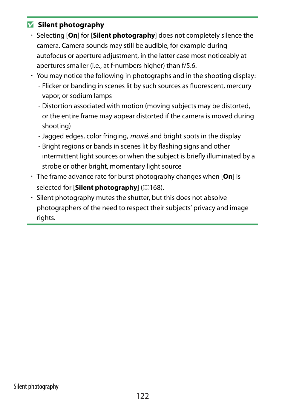 Nikon Zfc Mirrorless Camera with 28mm Lens User Manual | Page 122 / 624