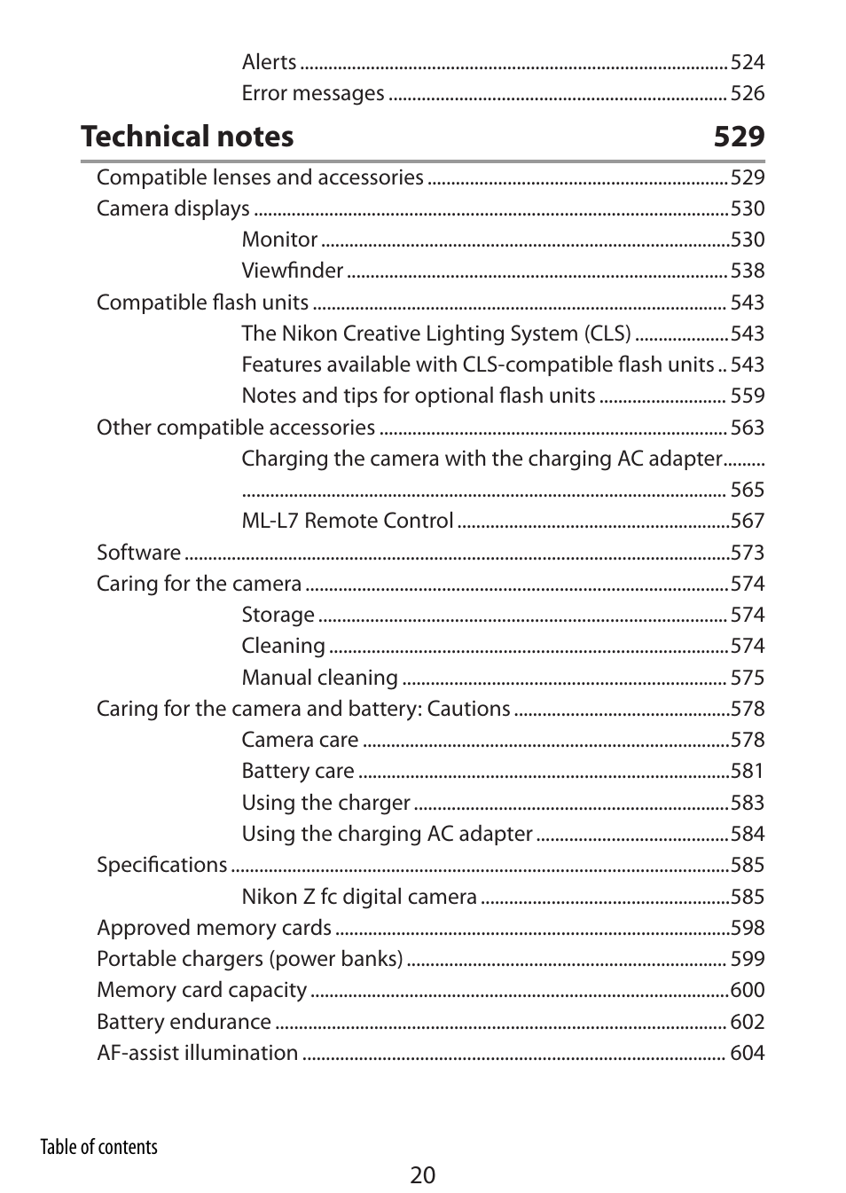 Nikon Zfc Mirrorless Camera with 28mm Lens User Manual | Page 20 / 624