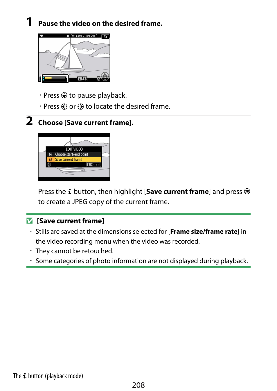 Nikon Zfc Mirrorless Camera with 28mm Lens User Manual | Page 208 / 624