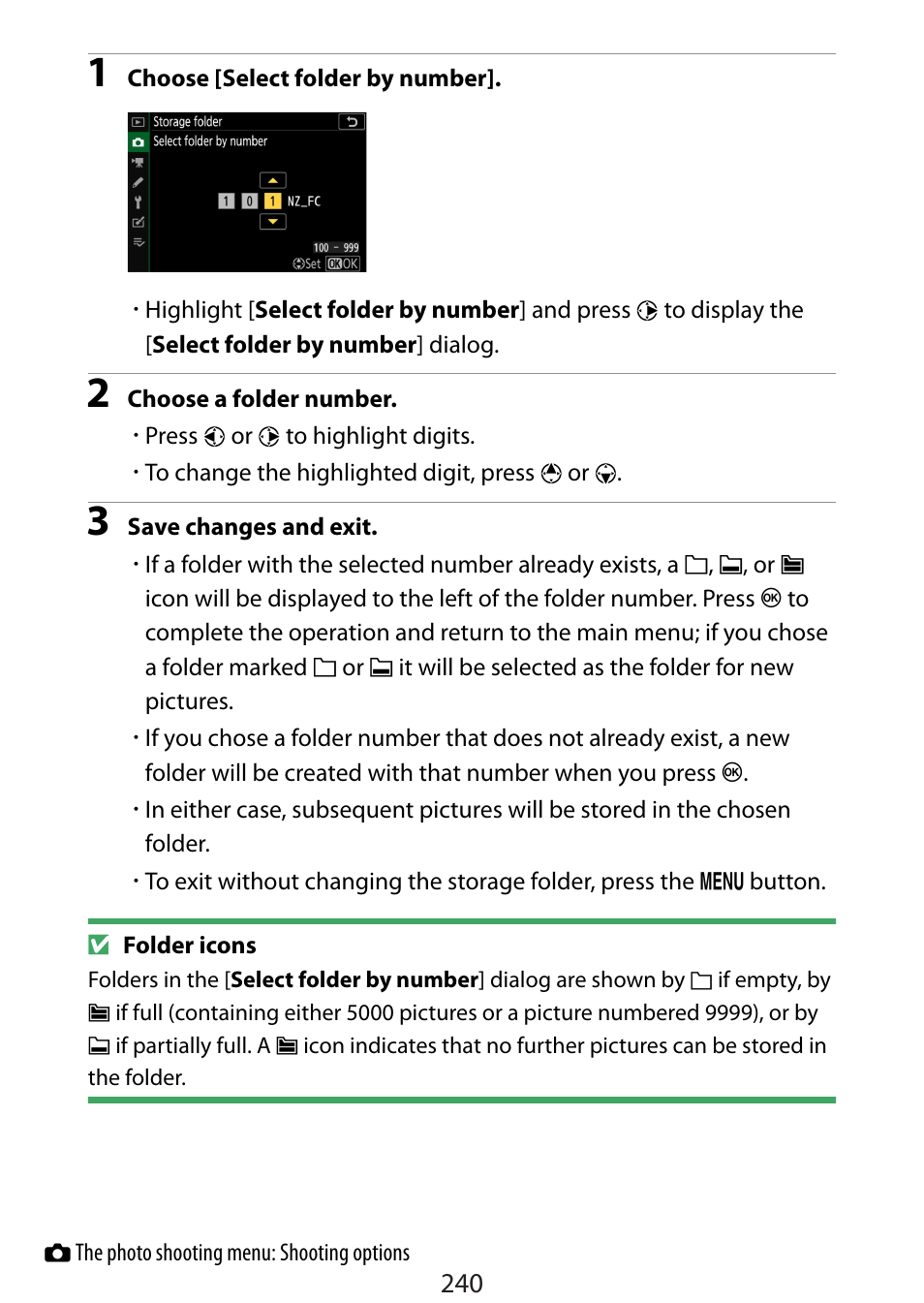 Nikon Zfc Mirrorless Camera with 28mm Lens User Manual | Page 240 / 624