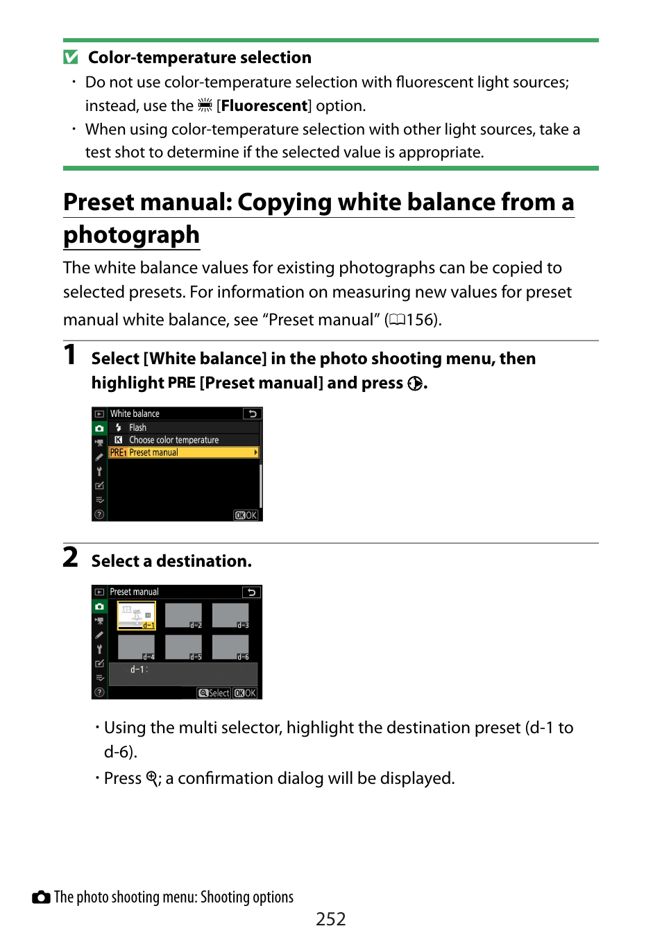 Nikon Zfc Mirrorless Camera with 28mm Lens User Manual | Page 252 / 624