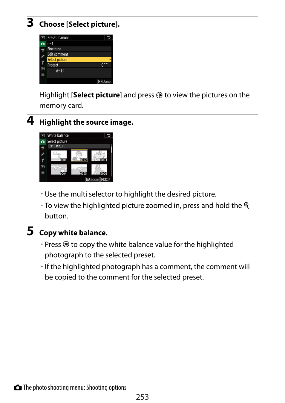 Nikon Zfc Mirrorless Camera with 28mm Lens User Manual | Page 253 / 624