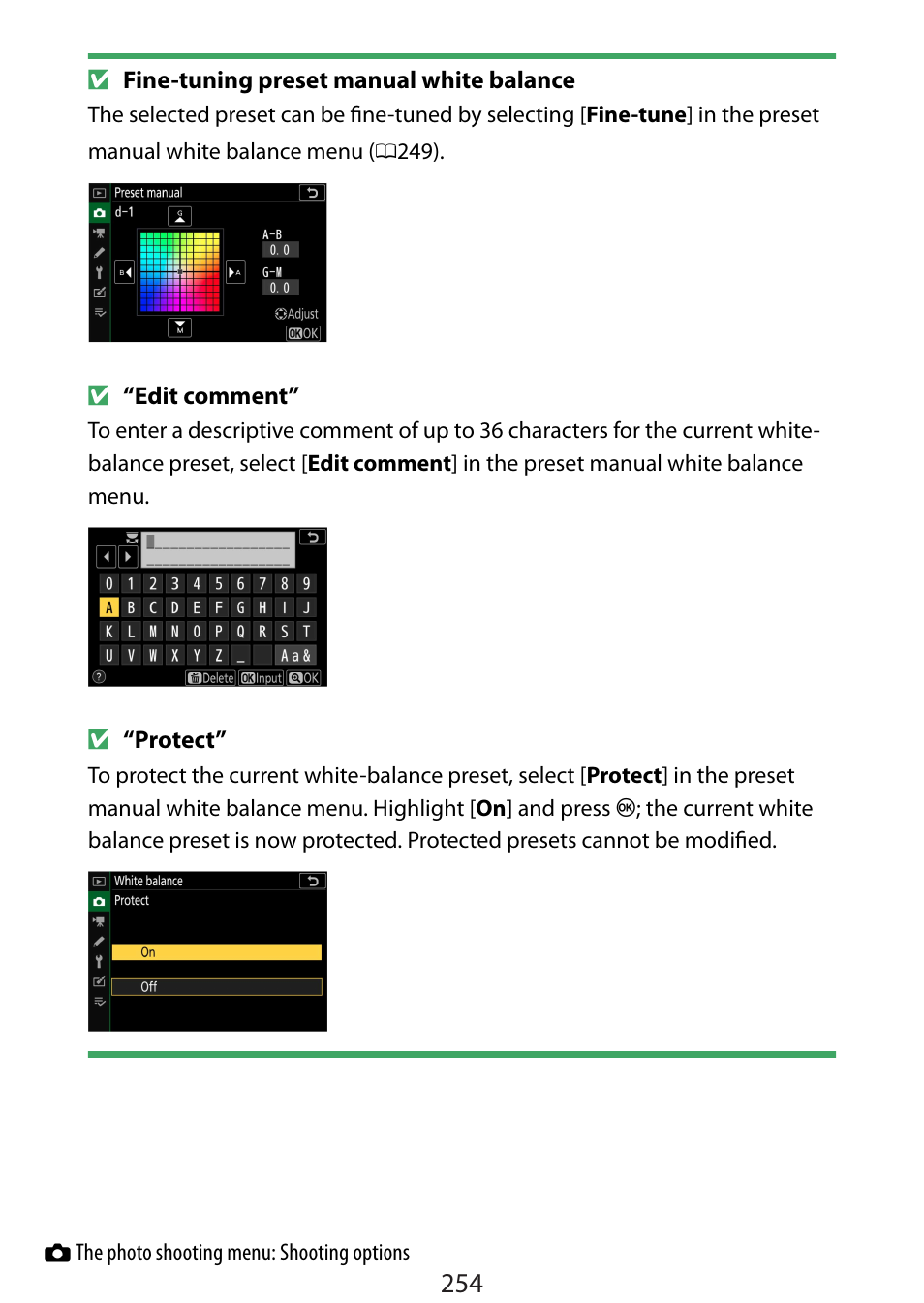 Nikon Zfc Mirrorless Camera with 28mm Lens User Manual | Page 254 / 624