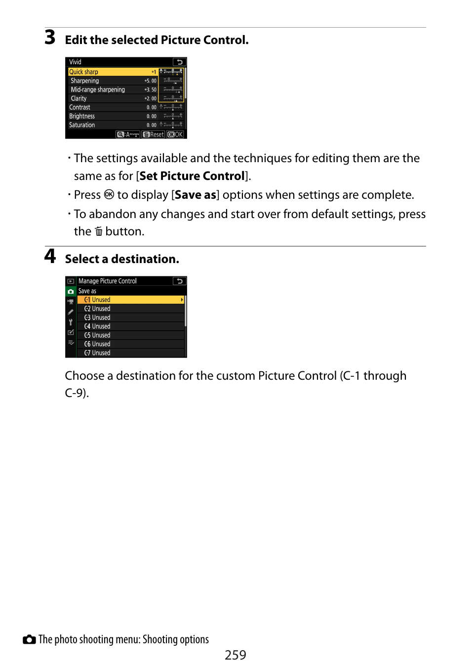 Nikon Zfc Mirrorless Camera with 28mm Lens User Manual | Page 259 / 624