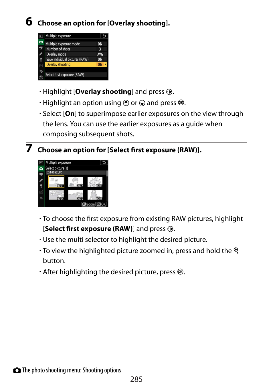 Nikon Zfc Mirrorless Camera with 28mm Lens User Manual | Page 285 / 624