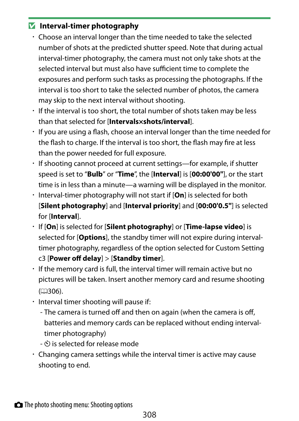 Nikon Zfc Mirrorless Camera with 28mm Lens User Manual | Page 308 / 624