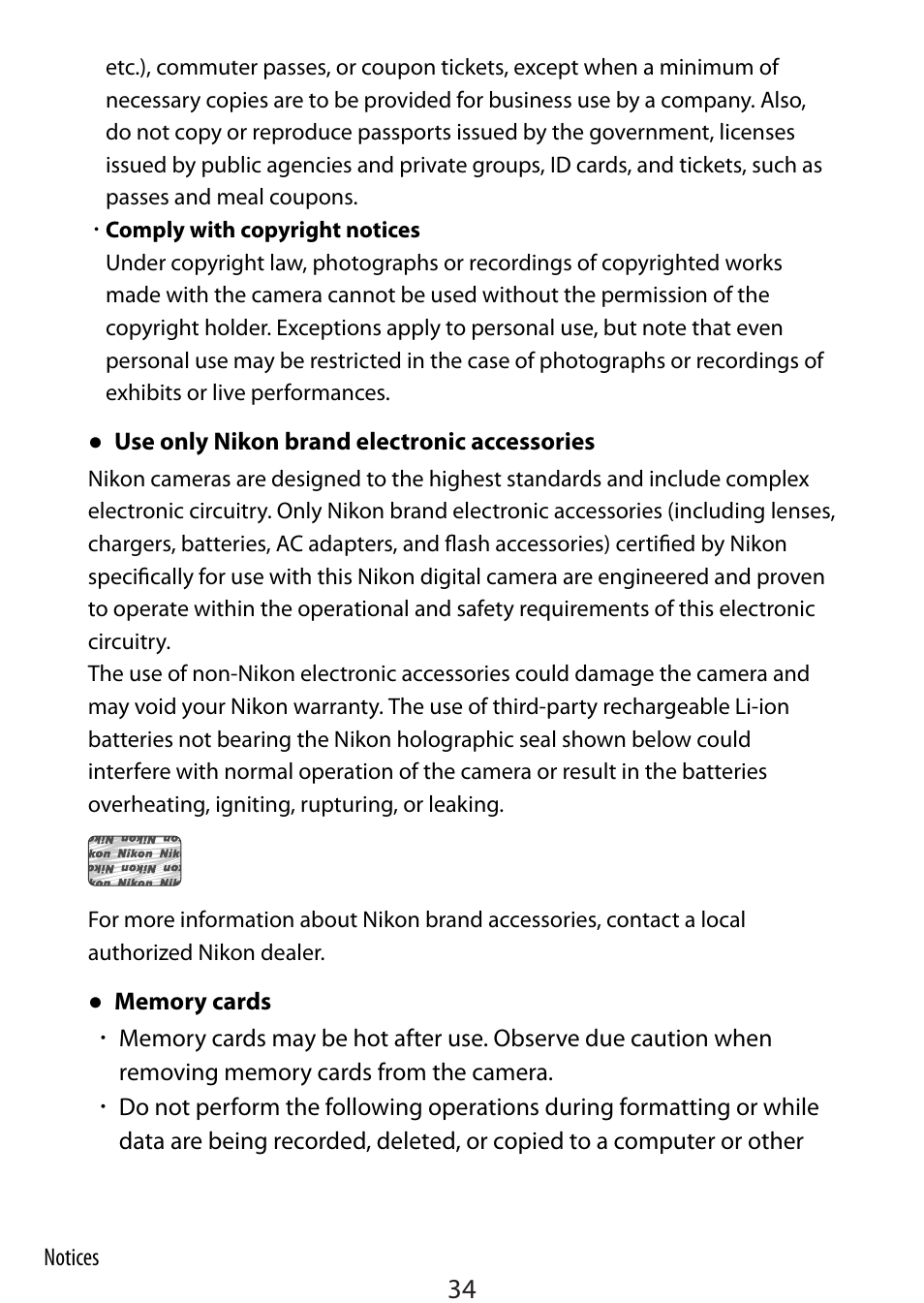 Nikon Zfc Mirrorless Camera with 28mm Lens User Manual | Page 34 / 624