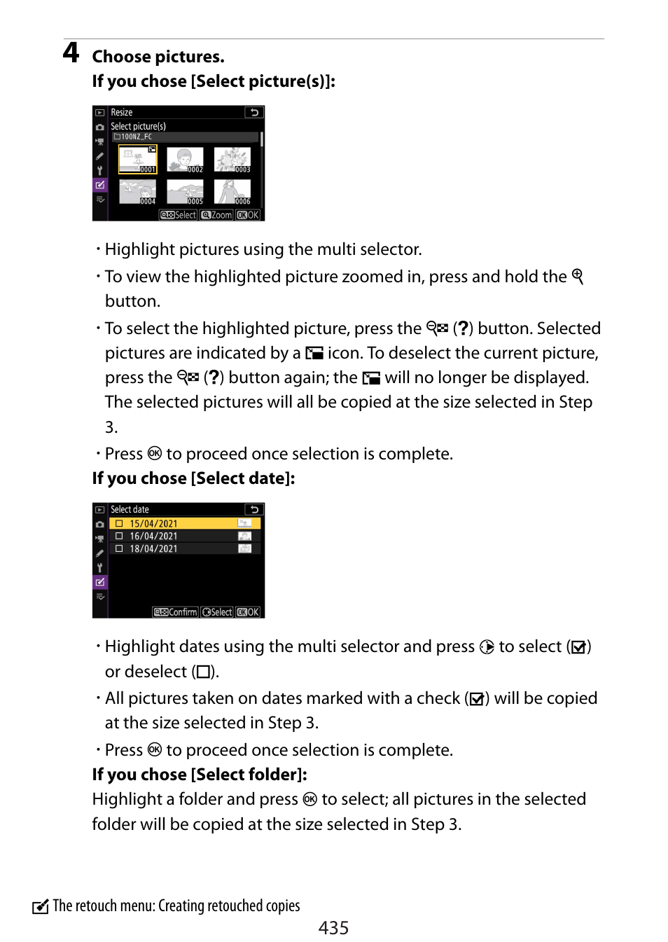 Nikon Zfc Mirrorless Camera with 28mm Lens User Manual | Page 435 / 624