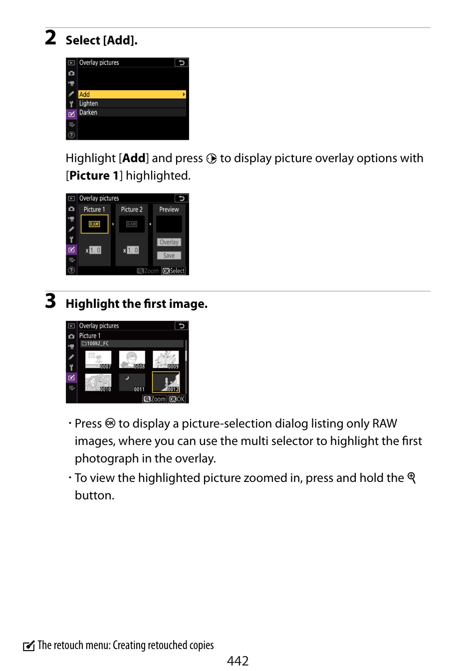 Nikon Zfc Mirrorless Camera with 28mm Lens User Manual | Page 442 / 624
