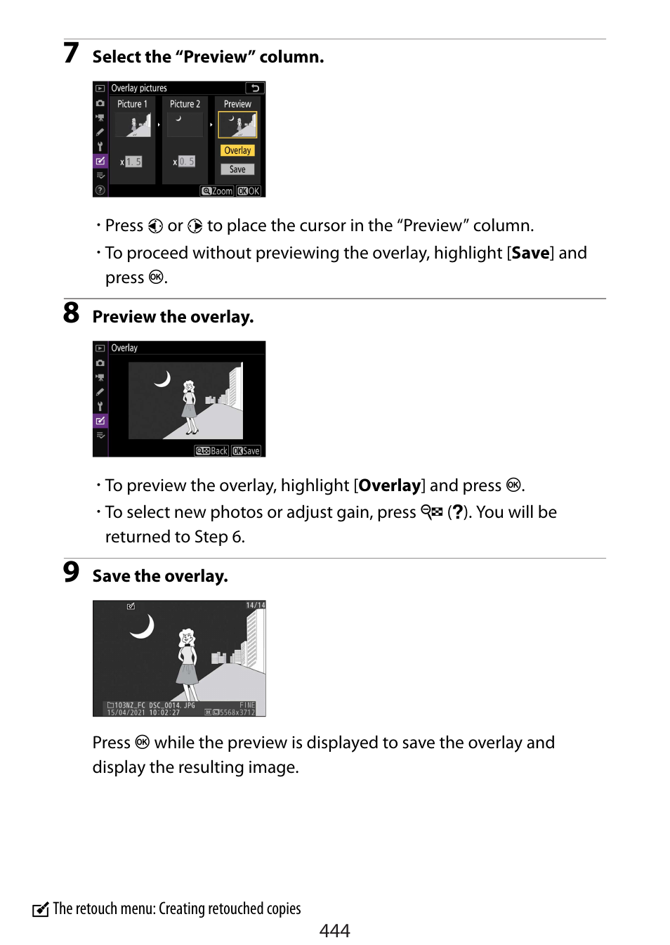 Nikon Zfc Mirrorless Camera with 28mm Lens User Manual | Page 444 / 624