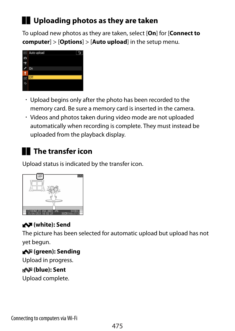 Nikon Zfc Mirrorless Camera with 28mm Lens User Manual | Page 475 / 624