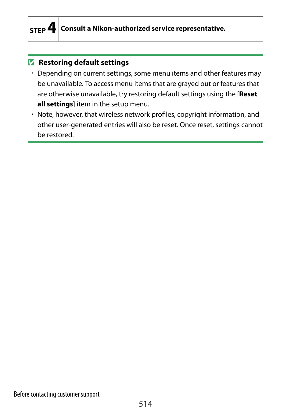 Nikon Zfc Mirrorless Camera with 28mm Lens User Manual | Page 514 / 624