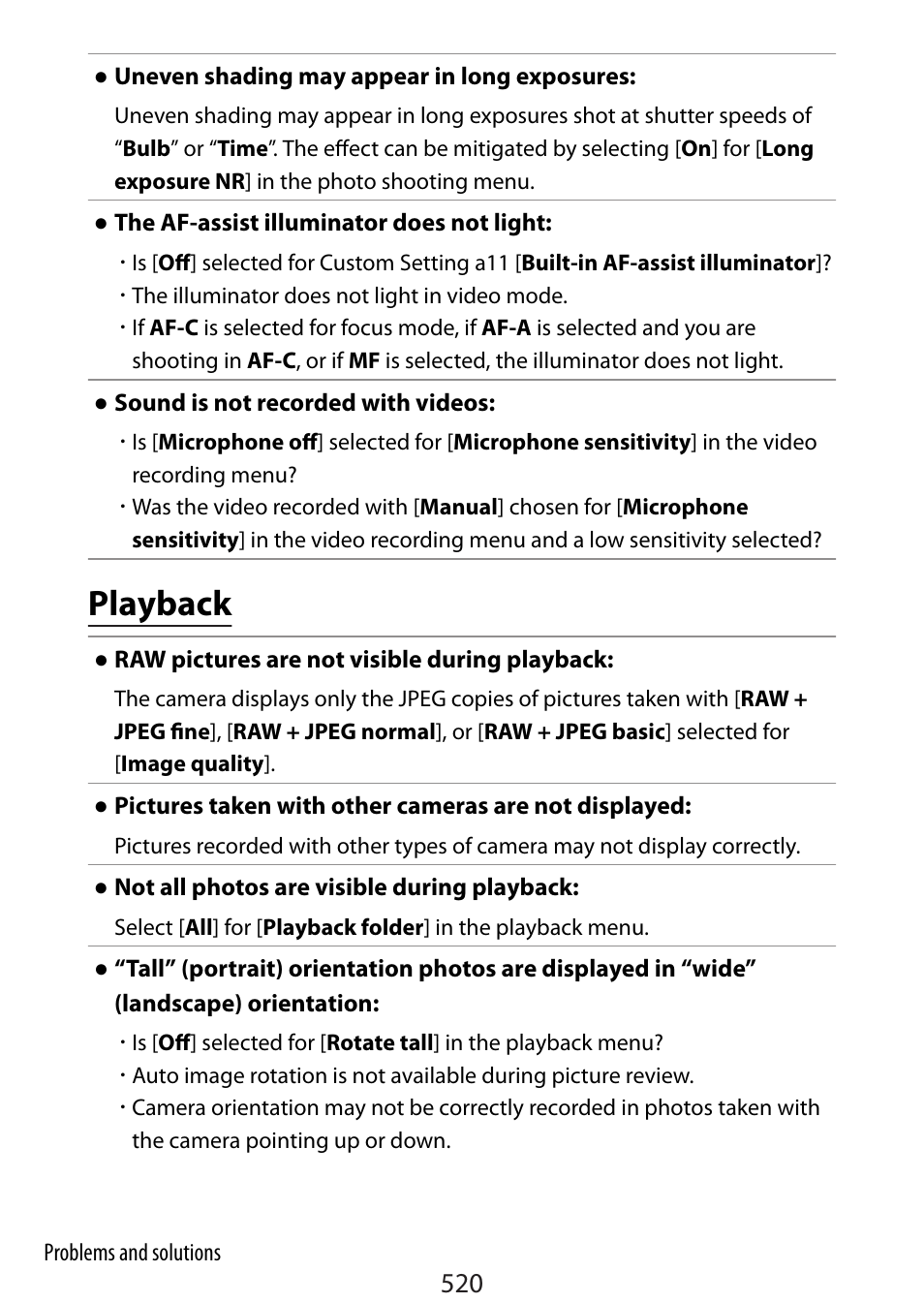 Playback | Nikon Zfc Mirrorless Camera with 28mm Lens User Manual | Page 520 / 624