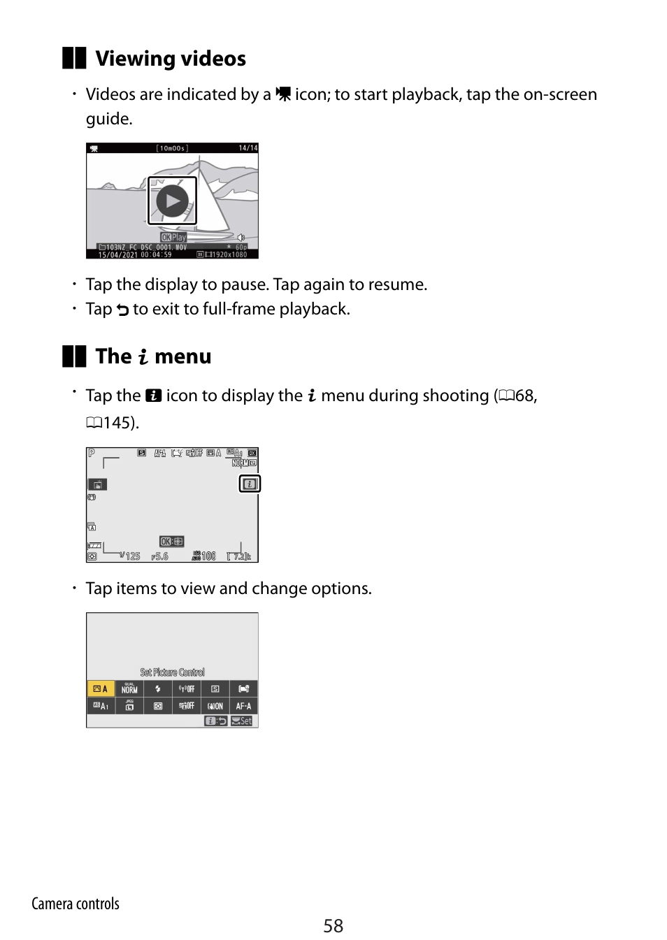 Nikon Zfc Mirrorless Camera with 28mm Lens User Manual | Page 58 / 624