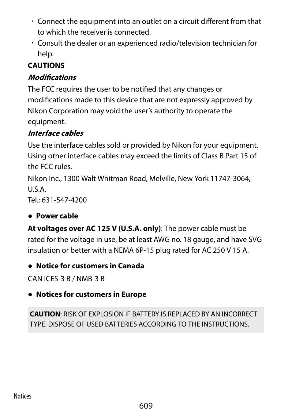 Nikon Zfc Mirrorless Camera with 28mm Lens User Manual | Page 609 / 624