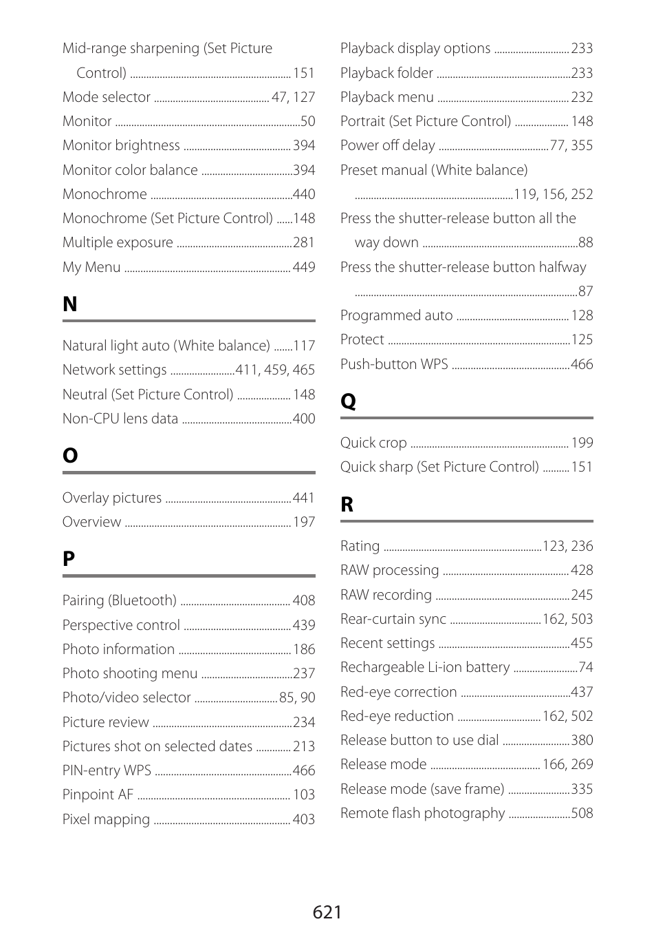 Nikon Zfc Mirrorless Camera with 28mm Lens User Manual | Page 621 / 624