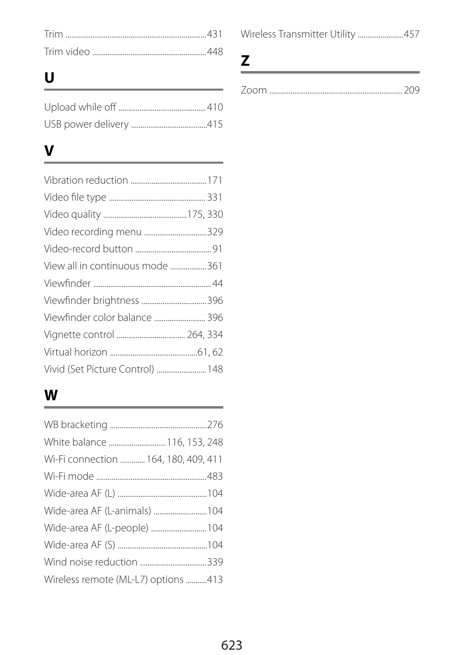 Nikon Zfc Mirrorless Camera with 28mm Lens User Manual | Page 623 / 624