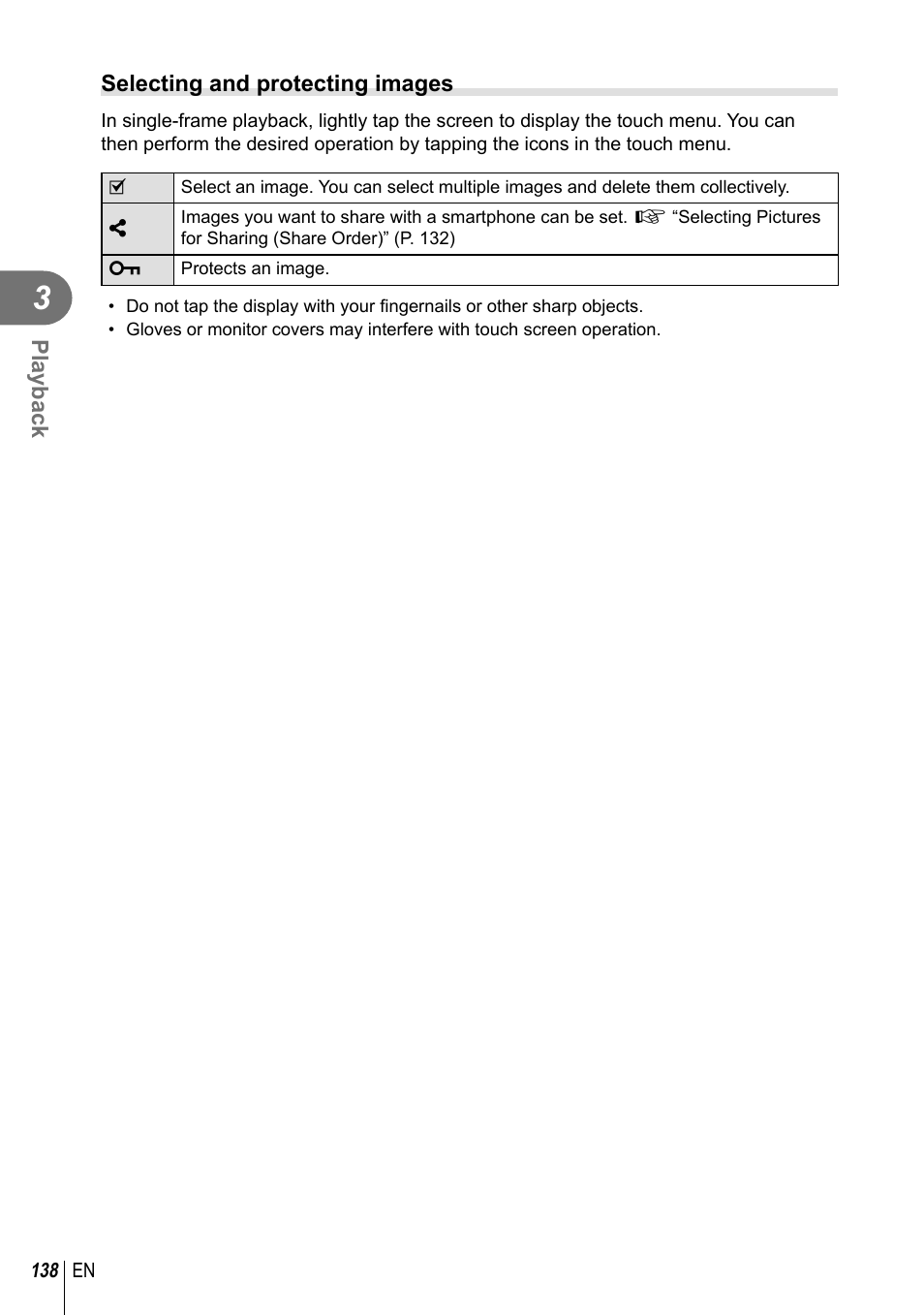 Olympus OM-D E-M1 Mark III Mirrorless Camera User Manual | Page 138 / 333