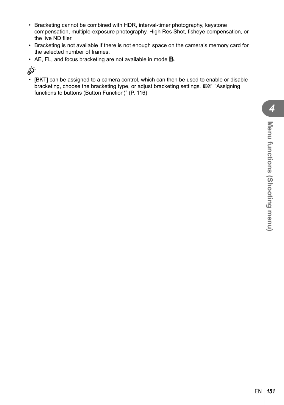 Olympus OM-D E-M1 Mark III Mirrorless Camera User Manual | Page 151 / 333