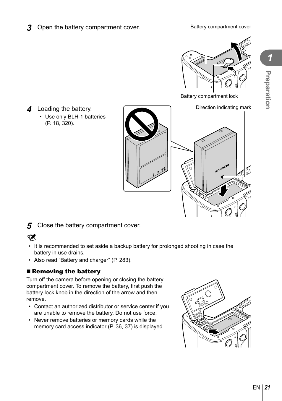 Olympus OM-D E-M1 Mark III Mirrorless Camera User Manual | Page 21 / 333