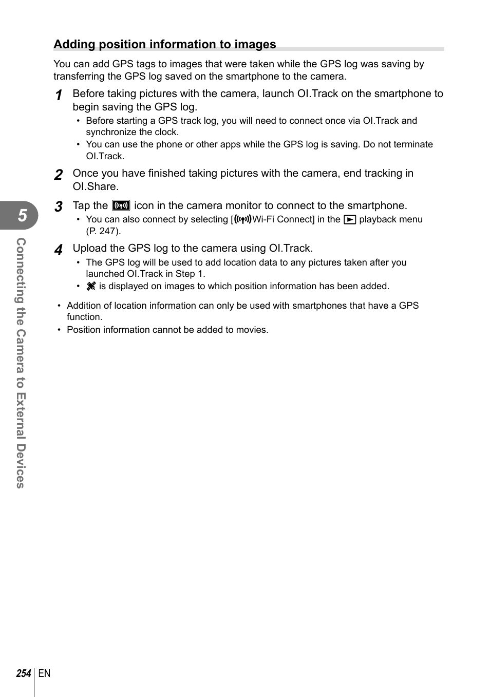 Olympus OM-D E-M1 Mark III Mirrorless Camera User Manual | Page 254 / 333