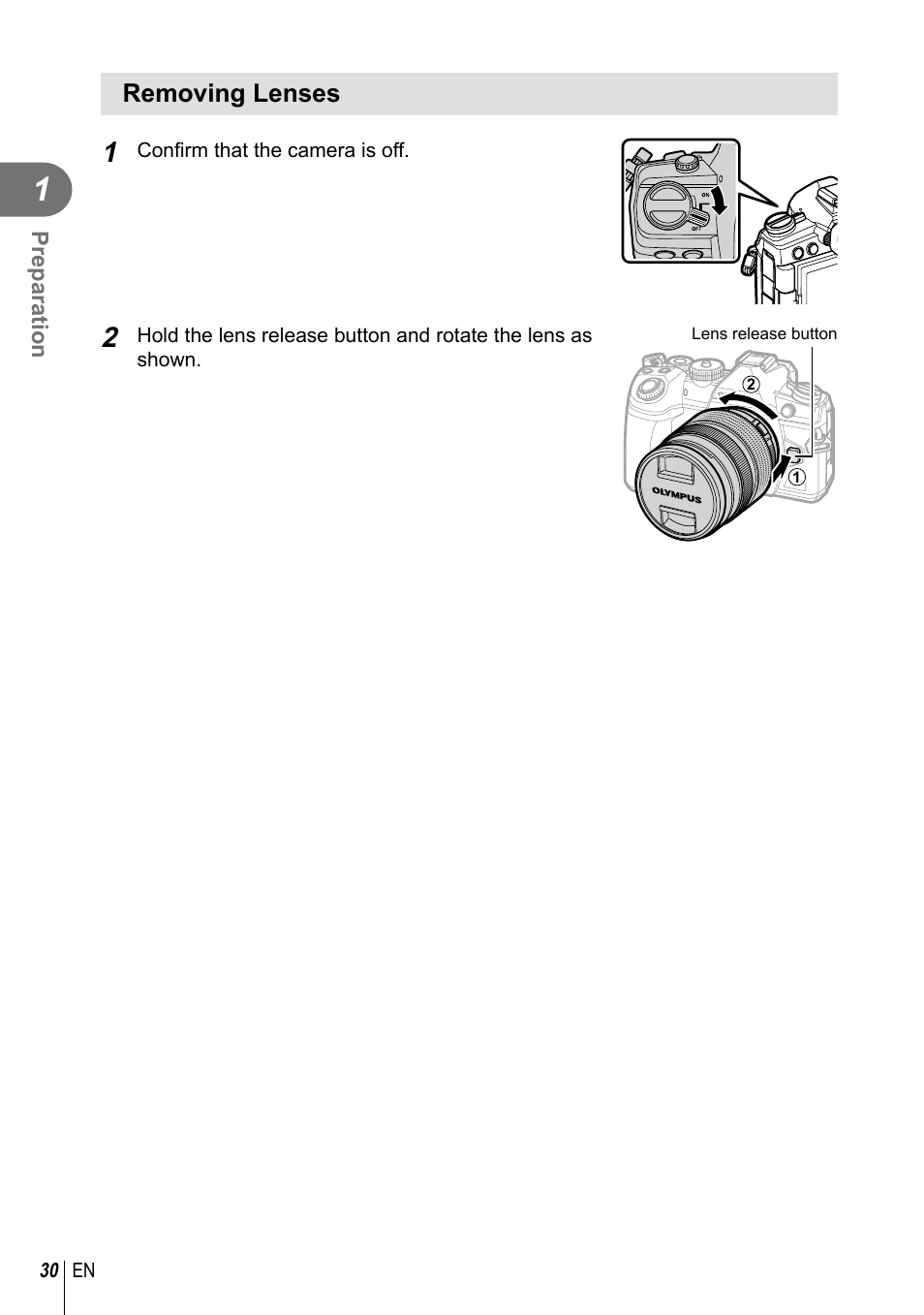 Olympus OM-D E-M1 Mark III Mirrorless Camera User Manual | Page 30 / 333