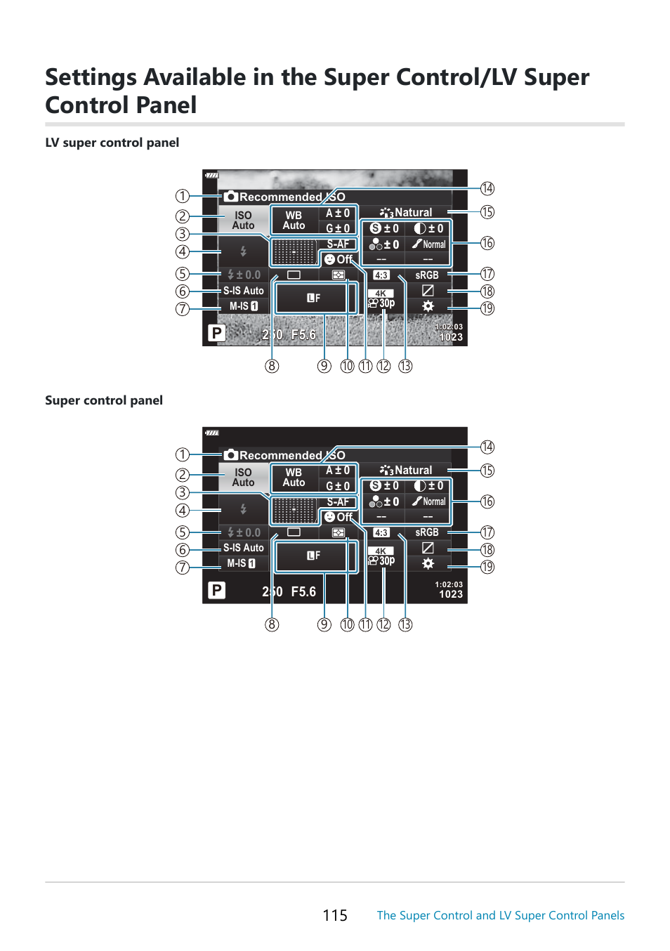 OM SYSTEM OM-5 Mirrorless Camera with 12-45mm f/4 PRO Lens (Silver) User Manual | Page 115 / 467