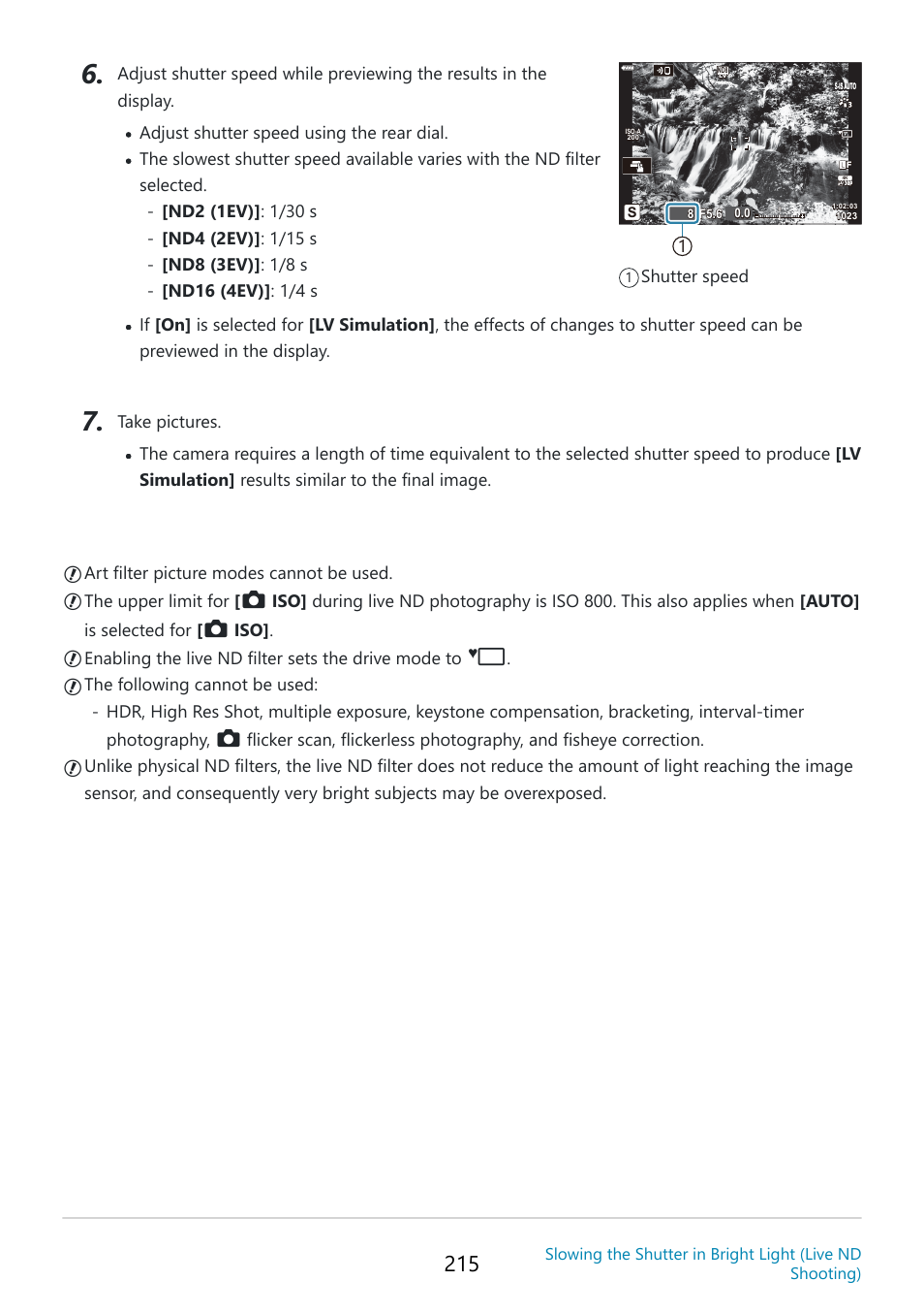 C c c c | OM SYSTEM OM-5 Mirrorless Camera with 12-45mm f/4 PRO Lens (Silver) User Manual | Page 215 / 467