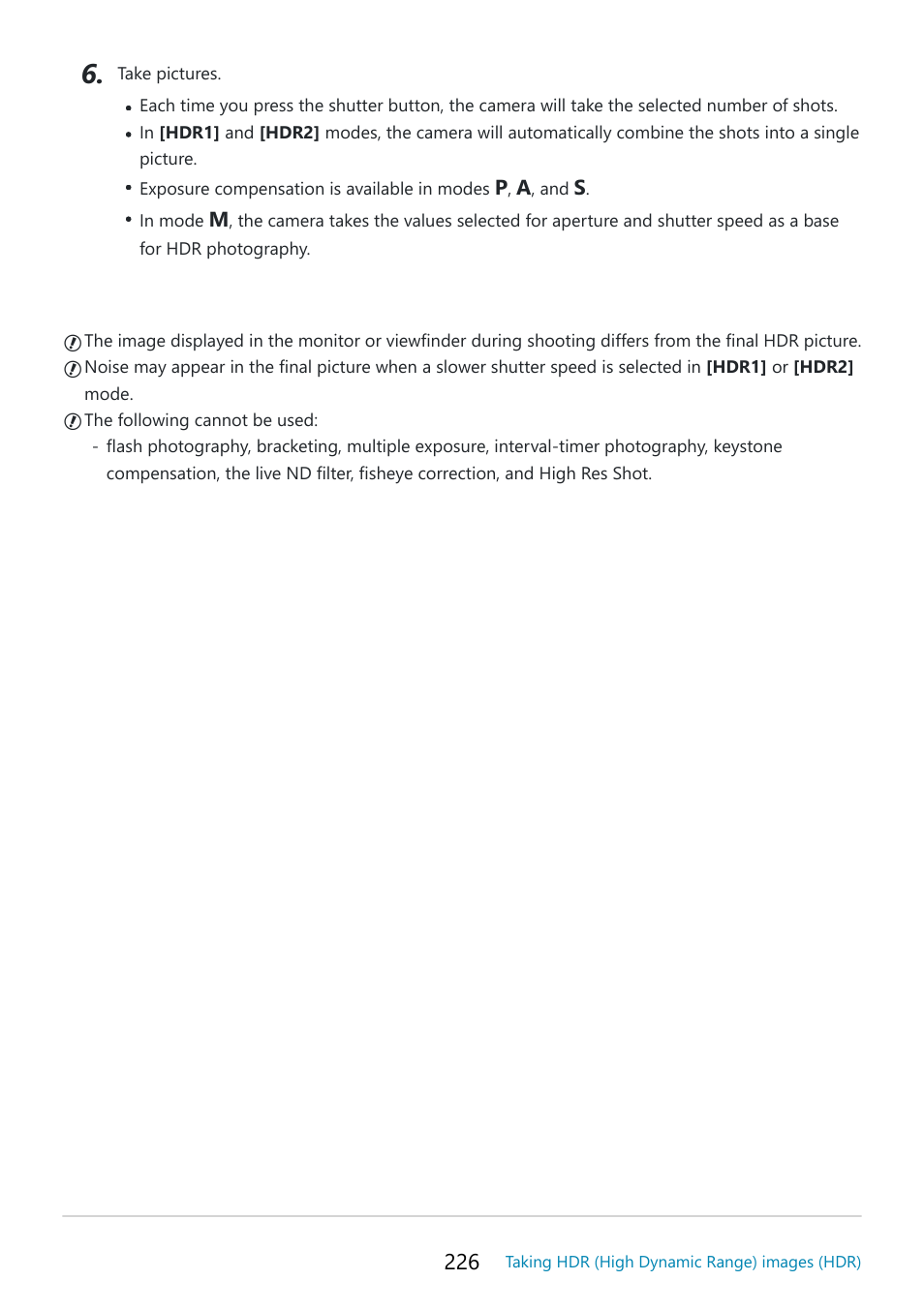 OM SYSTEM OM-5 Mirrorless Camera with 12-45mm f/4 PRO Lens (Silver) User Manual | Page 226 / 467